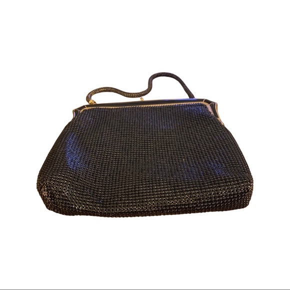 Vintage Glomesh Style Black Evening Bag - Picture 7 of 12